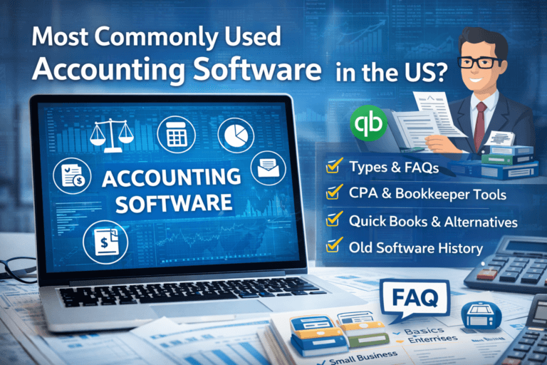 most commonly used accounting software in the US