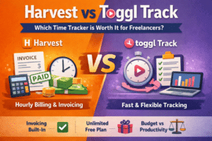 Harvest vs Toggl Track comparison for freelancers 2026