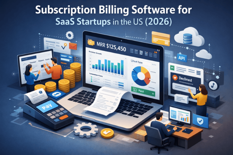 subscription billing software for SaaS startups US workflow