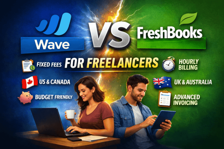 wave vs freshbooks for freelancers 2026 comparison